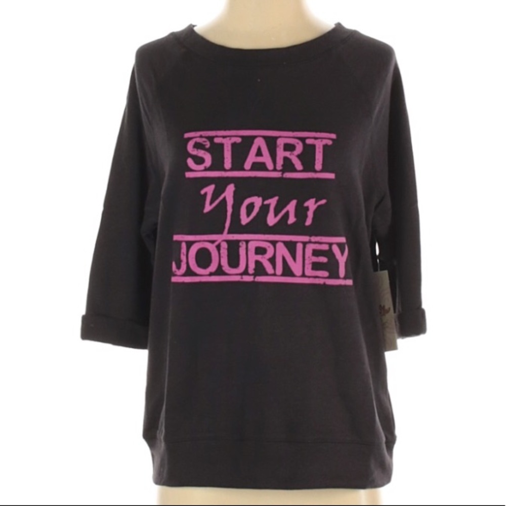 NWT Pink Lotus sweatshirt